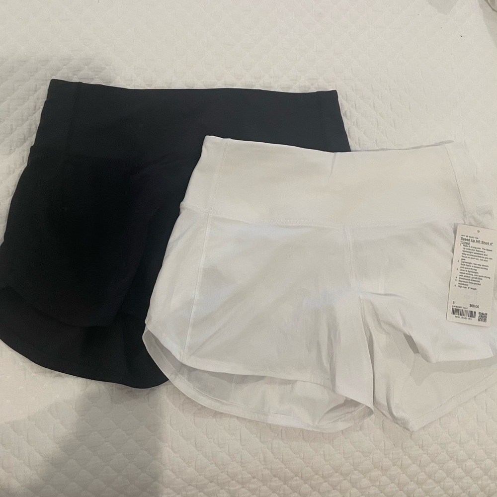 Lululemon Speed Up HR shorts Size 8